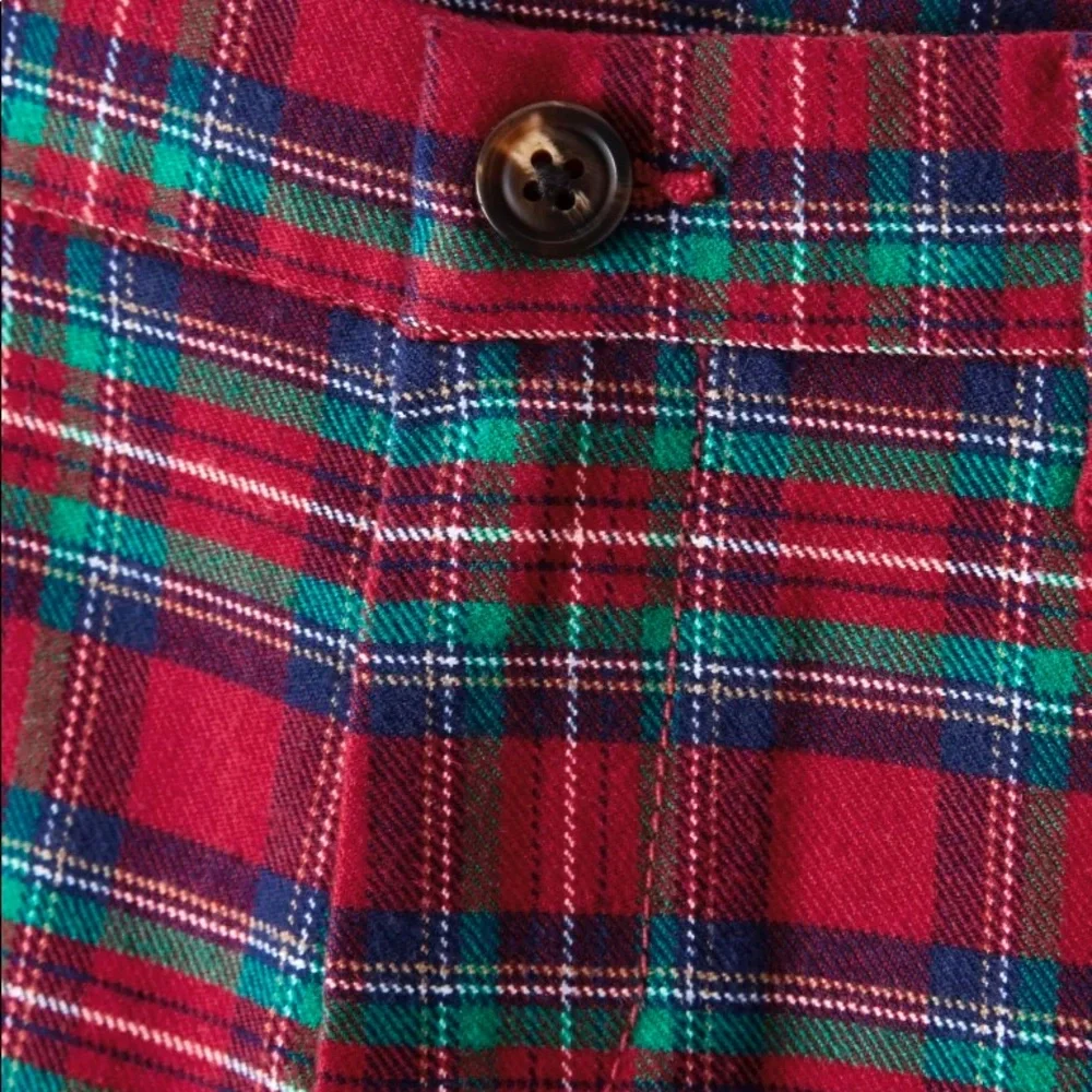GYMBOREE Boys Plaid Dress Pants - Family Celebrations Red‎ - Salsa